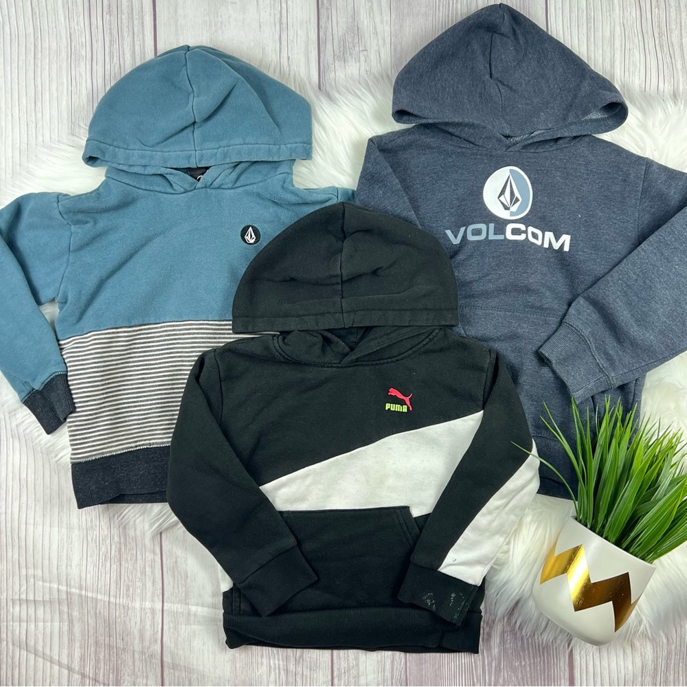 4T Boy Bundle Volcom & Puma Kids Hoodies Fall/Winter